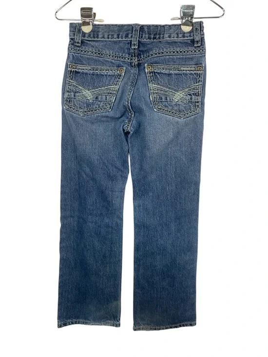 Rock 47 by Wrangler Blue Boot Cut Denim Jeans Boys 10 Reg - Picture 2 of 7